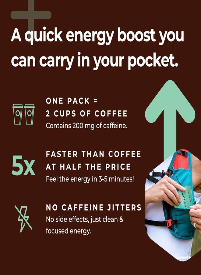 إس جيه سي SGC أعلى تركيز 100 ملغ كافيين لكل قطعة حلوى، قطعتان حلوى لكل عبوة، عبوة من 12 قطعة، موكا شوتس بنكهة الشوكولاتة بالنعناع، منشط ذهني نباتي، طاقة فورية مع الجنكة بيلوبا والثيوبرومين. - Image 5